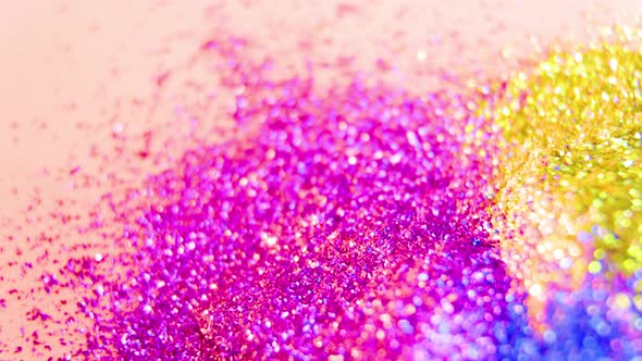 Abstract Colourful Purple Creative Macro Bokeh Background