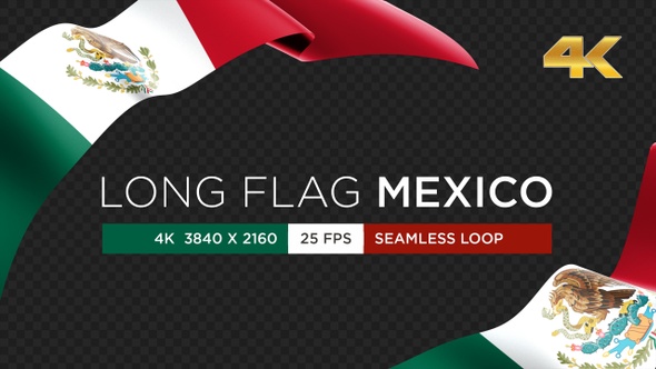 Long Flag Mexico