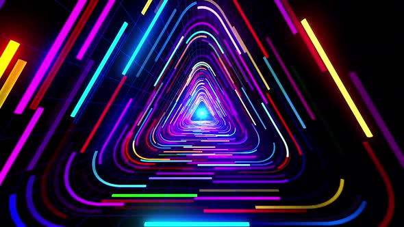 Neon Triangle  