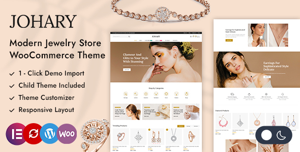 Johary - Diamond Jewelry Store WooCommerce Theme