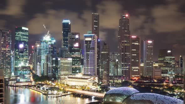 Time Lapse of the amazing Singapore skyline