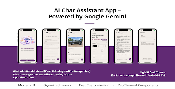AI Chat Assistant App (Flutter) – Powered by Google Gemini