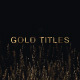 Gold Titles - VideoHive Item for Sale