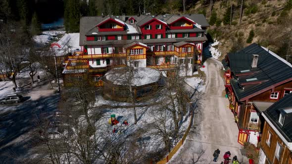 Beautiful Hotel in the Middle of the Alpine Mountains