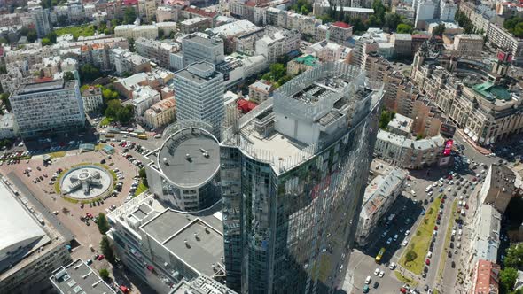 Financial district and business center. 