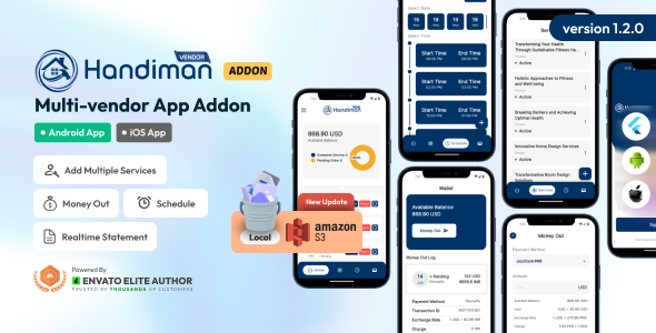 Handiman Multi-Vendor App Addon