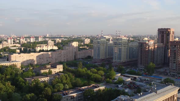 Saint Petersburg Aerial 85. Roofs