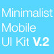 Minimailist Mobile UI Kit V.2 - GraphicRiver Item for Sale