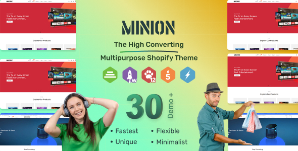 Minion - Multipurpose Shopify Themes - RTL Support