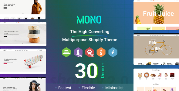 Mono - The Next Generation Shopify Theme
