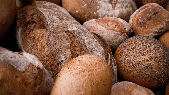 Freshly Baked Natural bBread is on the Kitchen Table