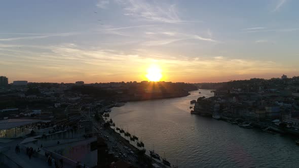 Famous River Douro at Sunset