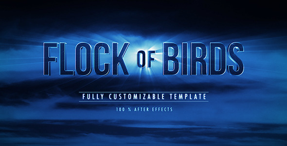 Flock of Birds Title Template