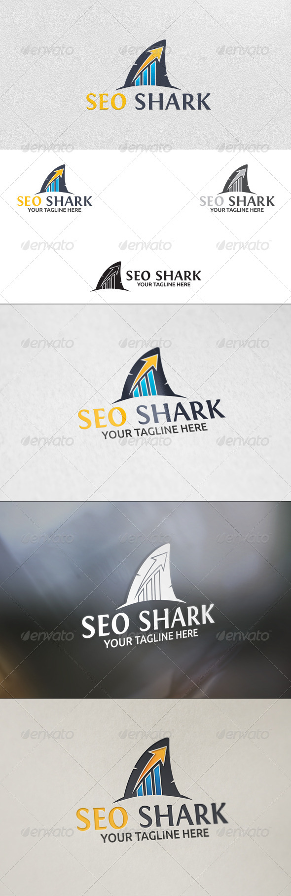 SEO Shark - Logo Template