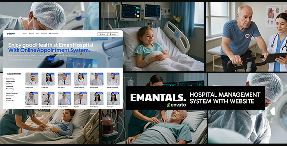Emantals – Hospital Management System with Website