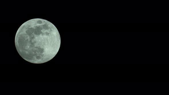 Fool Moon  UHD Close-up. Planet Satellite.