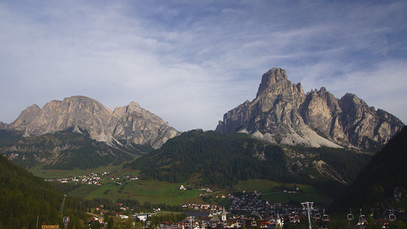 Village in Italian Alps