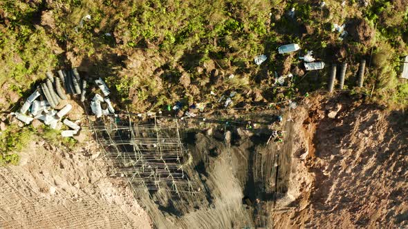 Rockfall Protection Netting, Safety Wire Mesh in the Mountains