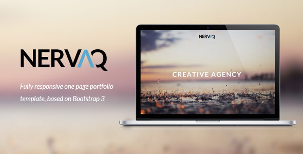 Nervaq - Responsive One Page Template