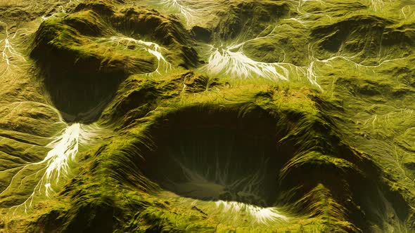 View of the Alien Planet Landscape alt