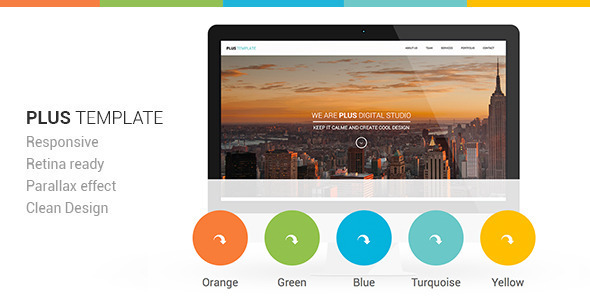 Plus Html One-Page Template