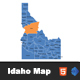 Idaho Interactive SVG Map - CodeCanyon Item for Sale