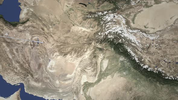 Commercial Plane Arrives To Islamabad Pakistan alt
