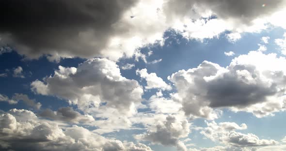 Dark White Winter Rain Clouds 1