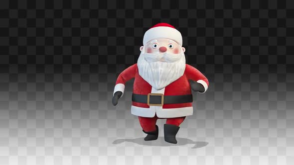 Santa Claus Is Dancing A Salsa Dance