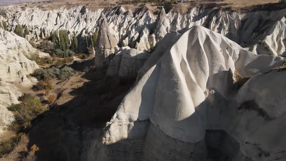 Aerial View Cappadocia Landscape