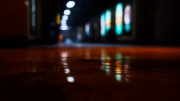 Empty Metro Station During the Coronavirus Covid19 Pandemic