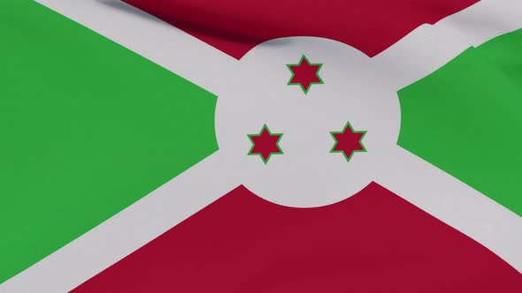Flag Burundi Patriotism National Freedom Seamless Loop