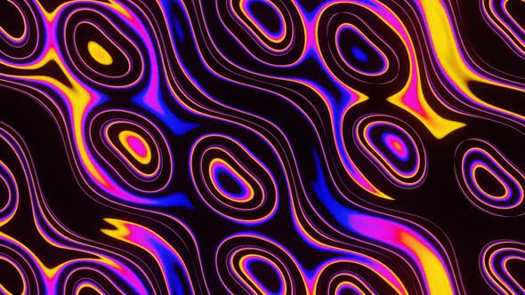 Running Neon Worms Abstract Background 02