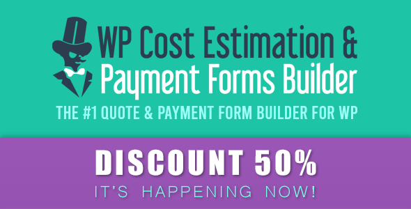 WP Cost Estimation & Payment Forms Builder