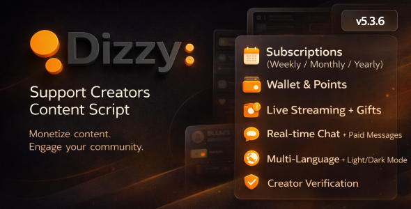 dizzy - Support Creators Content Script