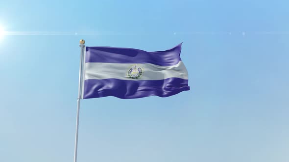 El Salvador  Flag 