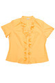 Modern yellow blouse  on a white. - PhotoDune Item for Sale
