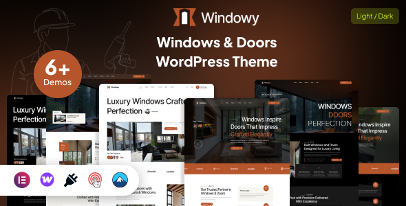 Windowy - Windows and Doors Services WordPress Theme