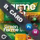 Organic Farming Business Card Templates - GraphicRiver Item for Sale