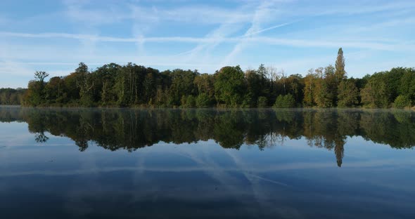 The pond Saint Peter, Forest of Compiegne, Picardy, France