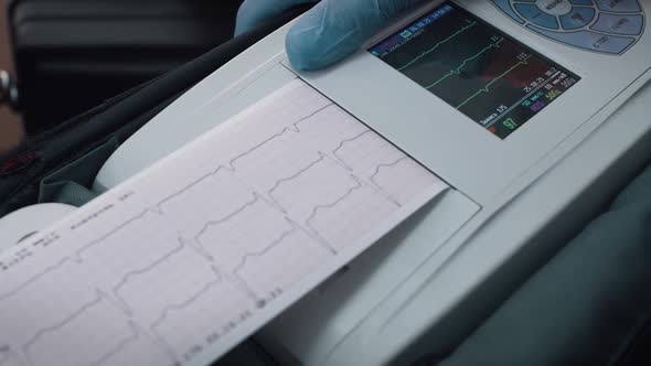 Crop Doctor Doing Electrocardiogram Test