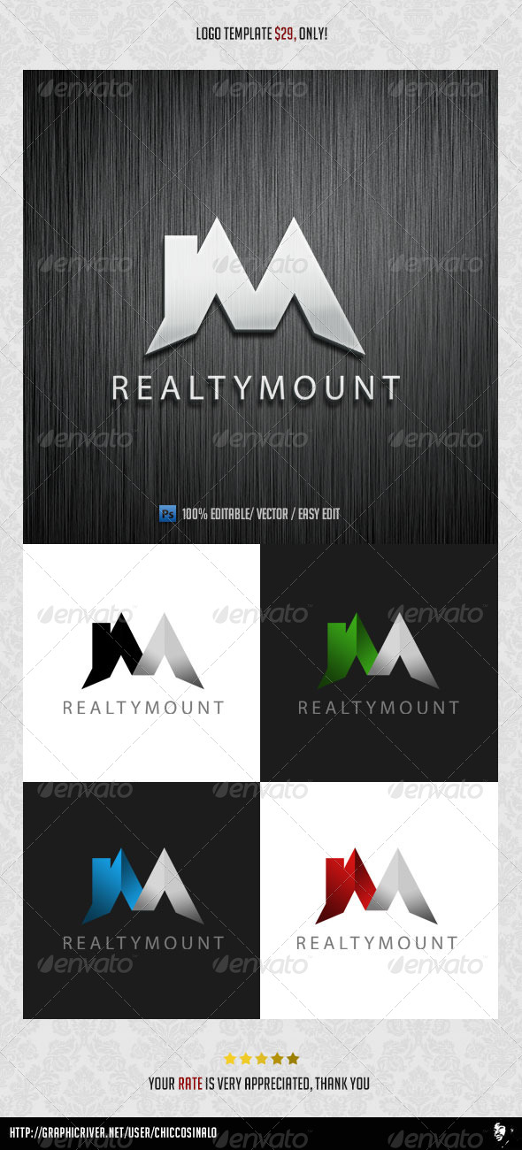 RealtyMount Logo Template