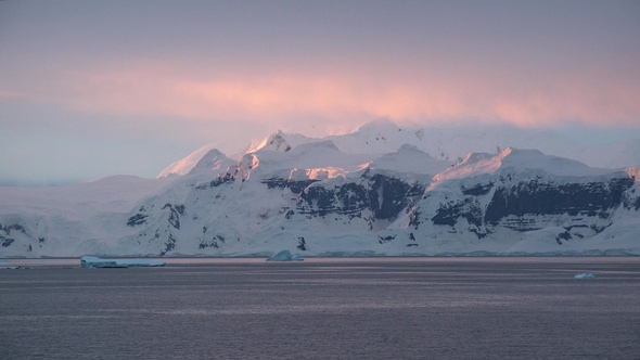 Beauty of nature. Melting ice in the Antarctica. Global warming and climate change.