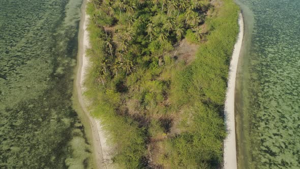 Tropical Island Tanduyong with Beach