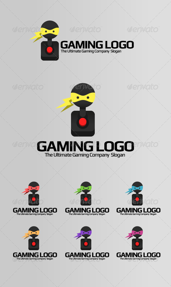 Gaming Logo - Ninja Games