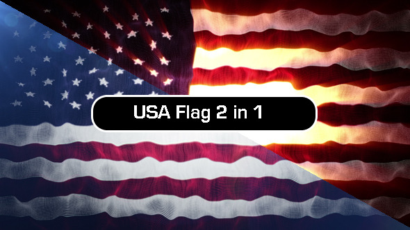 USA Flags (2 in 1)
