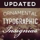 Ornamental Typographic Insignias | Logos - GraphicRiver Item for Sale