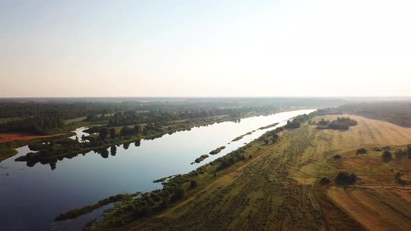 Western Dvina River Near The Villages Of Belikovo And Khotolya 18