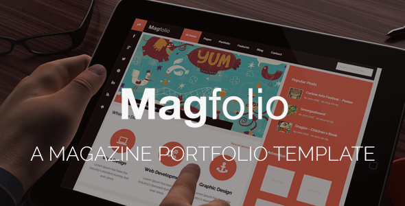 Magfolio - Responsive Magazine Blog Site Template