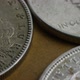 Rotating stock footage shot of antique American coins - MONEY 0122 - VideoHive Item for Sale